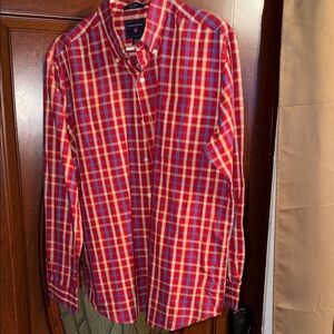 Saddlebred Red Plaid Button-Down Shirt